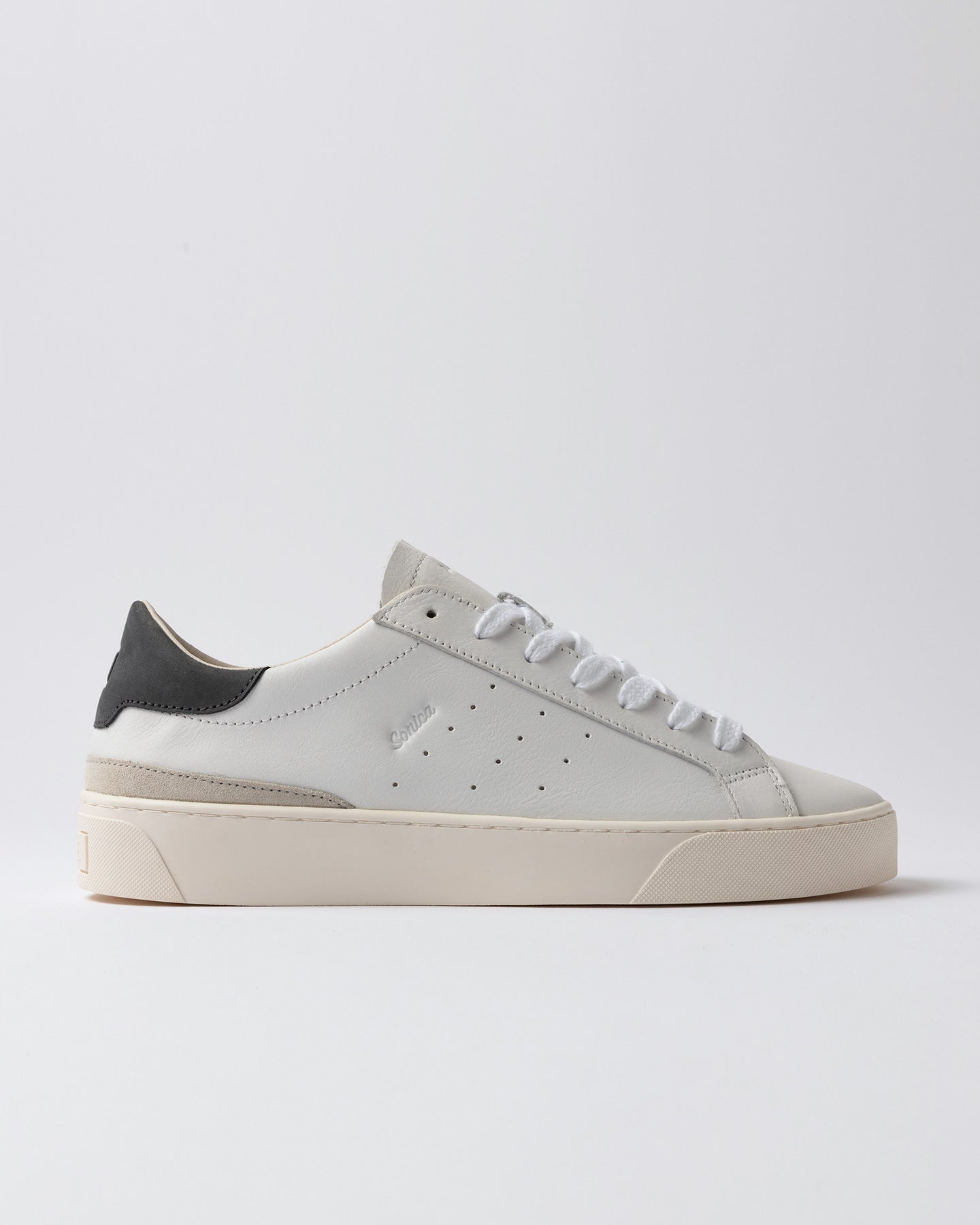 D.A.T.E. SONICA CALF WHITE-BLUE - Marcello Fontana Shop