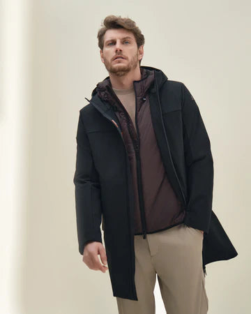 GIUBBOTTO PRAGA DOUBLE BLACK - SUNS - Marcello Fontana Shop