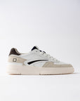 TORNEO PURE CALF WHITE-BROWN - D.A.T.E. SNEAKERS