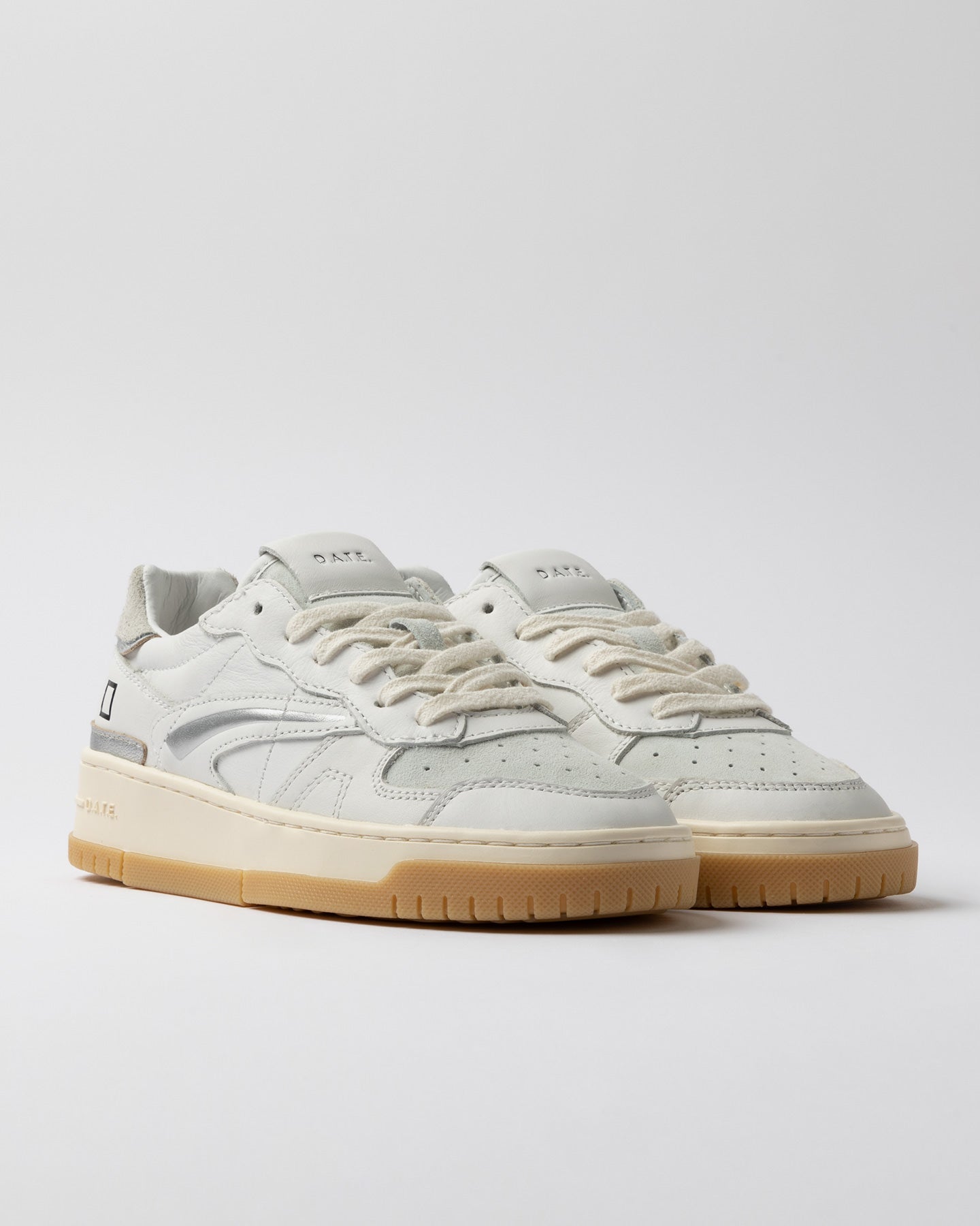D.A.T.E. TORNEO PURE CALF WHITE - Marcello Fontana Shop