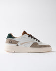 TORNEO PURE CALF WHITE-BROWN - D.A.T.E. SNEAKERS