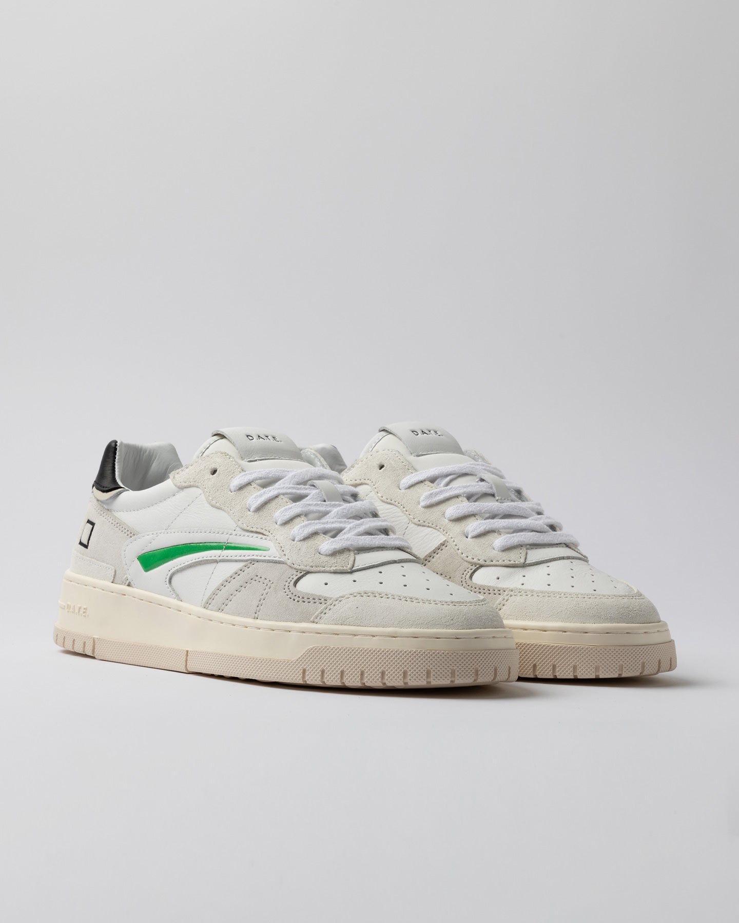 D.A.T.E. TORNEO PURE SOFT WHITE-BLACK - Marcello Fontana Shop