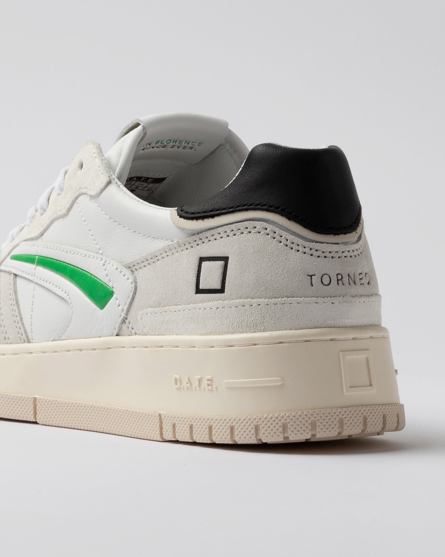 D.A.T.E. TORNEO PURE SOFT WHITE-BLACK - Marcello Fontana Shop
