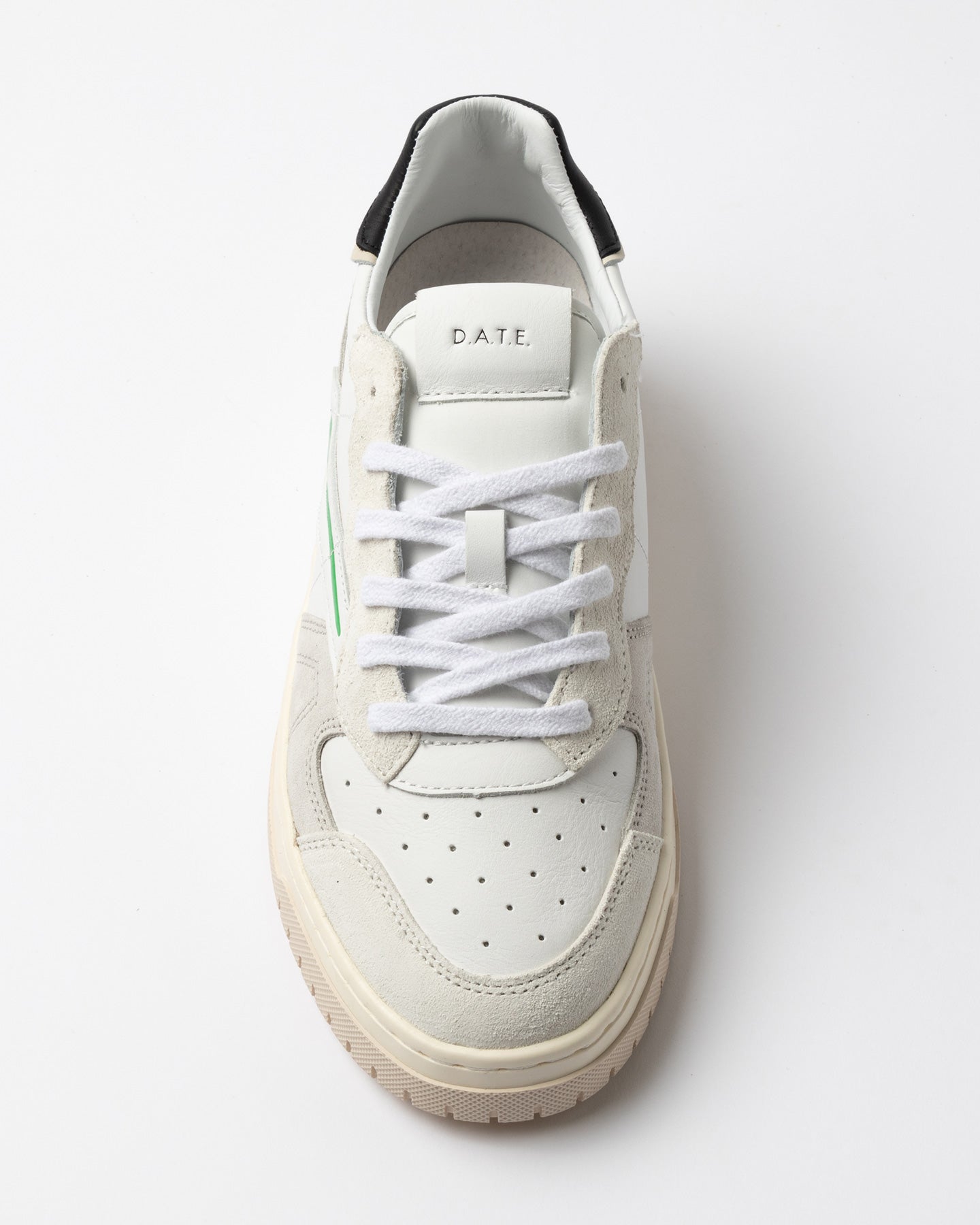 D.A.T.E. TORNEO PURE SOFT WHITE-BLACK - Marcello Fontana Shop