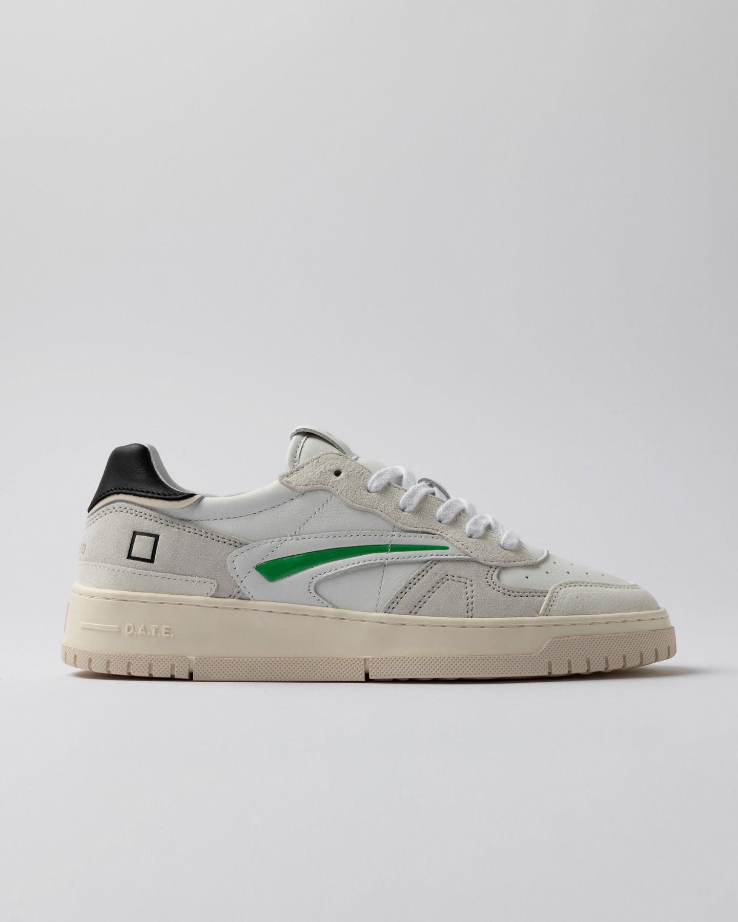 D.A.T.E. TORNEO PURE SOFT WHITE-BLACK - Marcello Fontana Shop