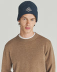 FW25 ROY ROGER'S CAPPELLO IN MAGLIA BLU NAVY