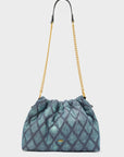 BORSA DEMI SHOULDER A SPALLA DENIM BLU - NALI' - Marcello Fontana Shop