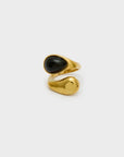 ANELLO ORY CON PIETRA NERO - NALI'
