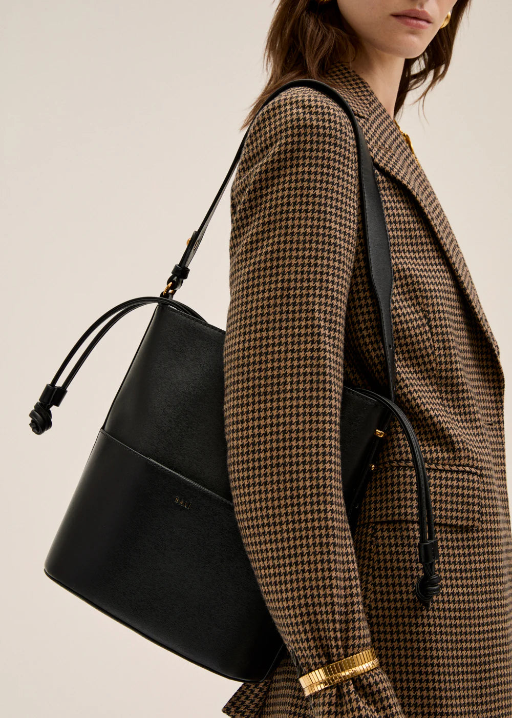 BORSA MIRANDA SECCHIELLO NERO - NALI' - Marcello Fontana Shop