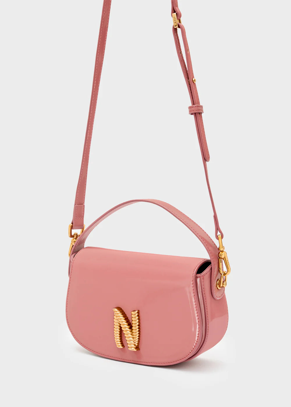 BORSA KADY A MANO + TRACOLLA ROSA - NALI - Marcello Fontana Shop