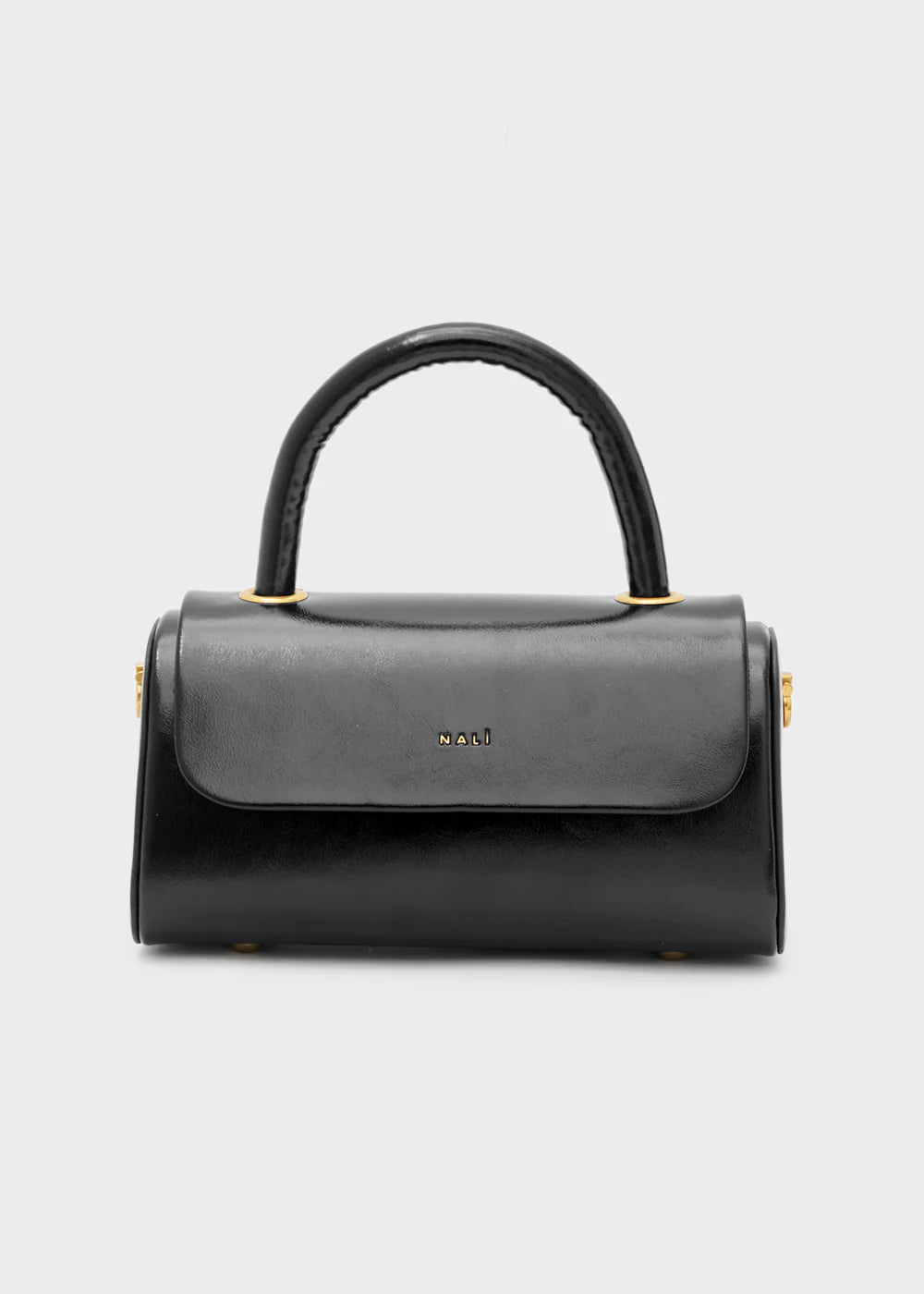 BORSA PHOEBE A MANO RIGIDA NERO - NALI' - Marcello Fontana Shop