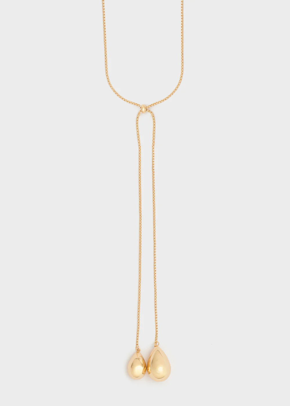 COLLANA LUNGA CON ELEMENTI GOCCIA ORO - NALI' - Marcello Fontana Shop