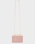 Clutch Nora chiusura ramo rosa
