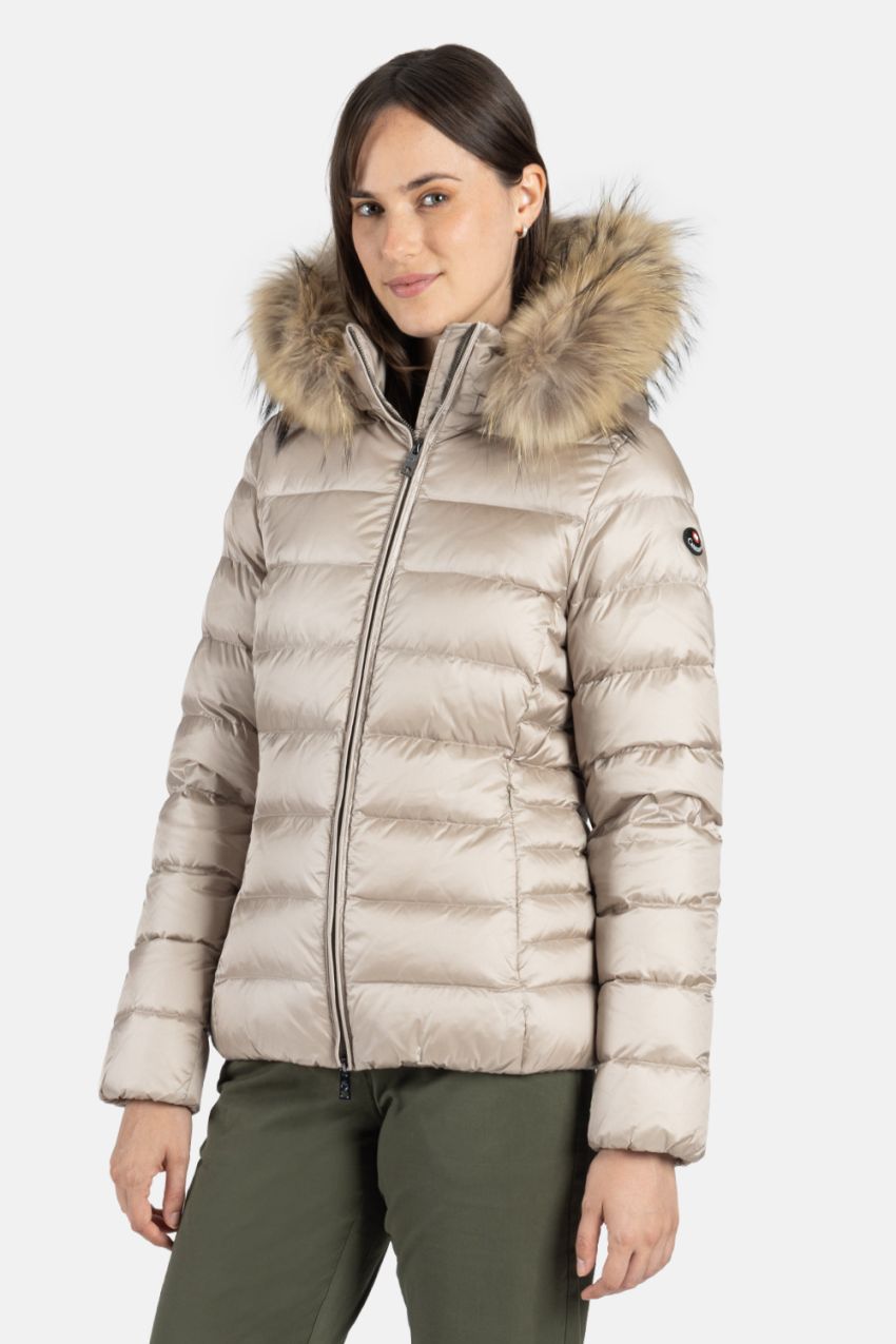 PIUMINO LISBET 2.0 FUR DUST - CANADIENS - Marcello Fontana Shop