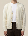 LA FILERIA Cardigan CON TASCHE panna in Bouclé