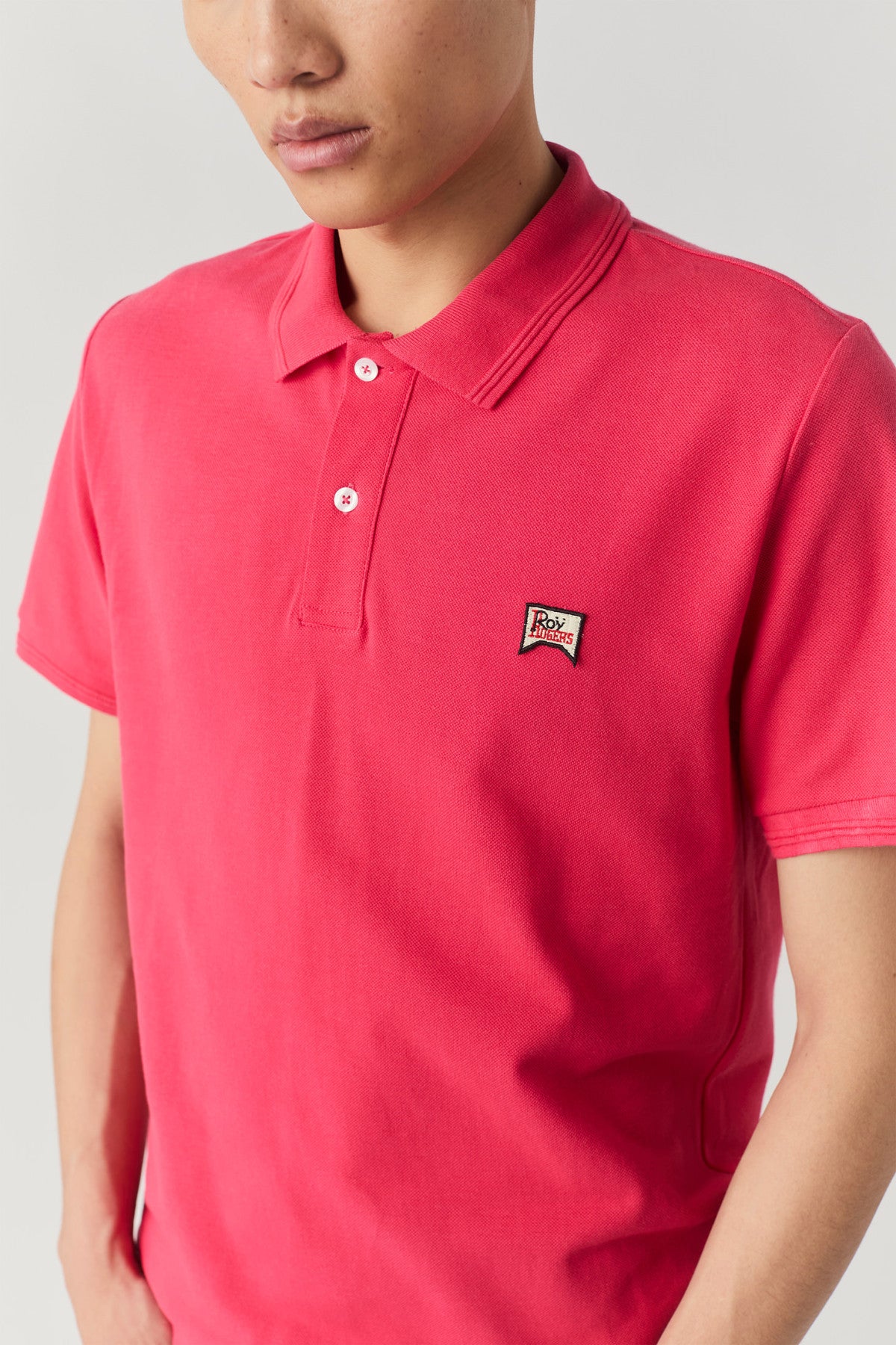 ROY ROGER&#39;S POLO IN PIQUET CORAL - Marcello Fontana Shop
