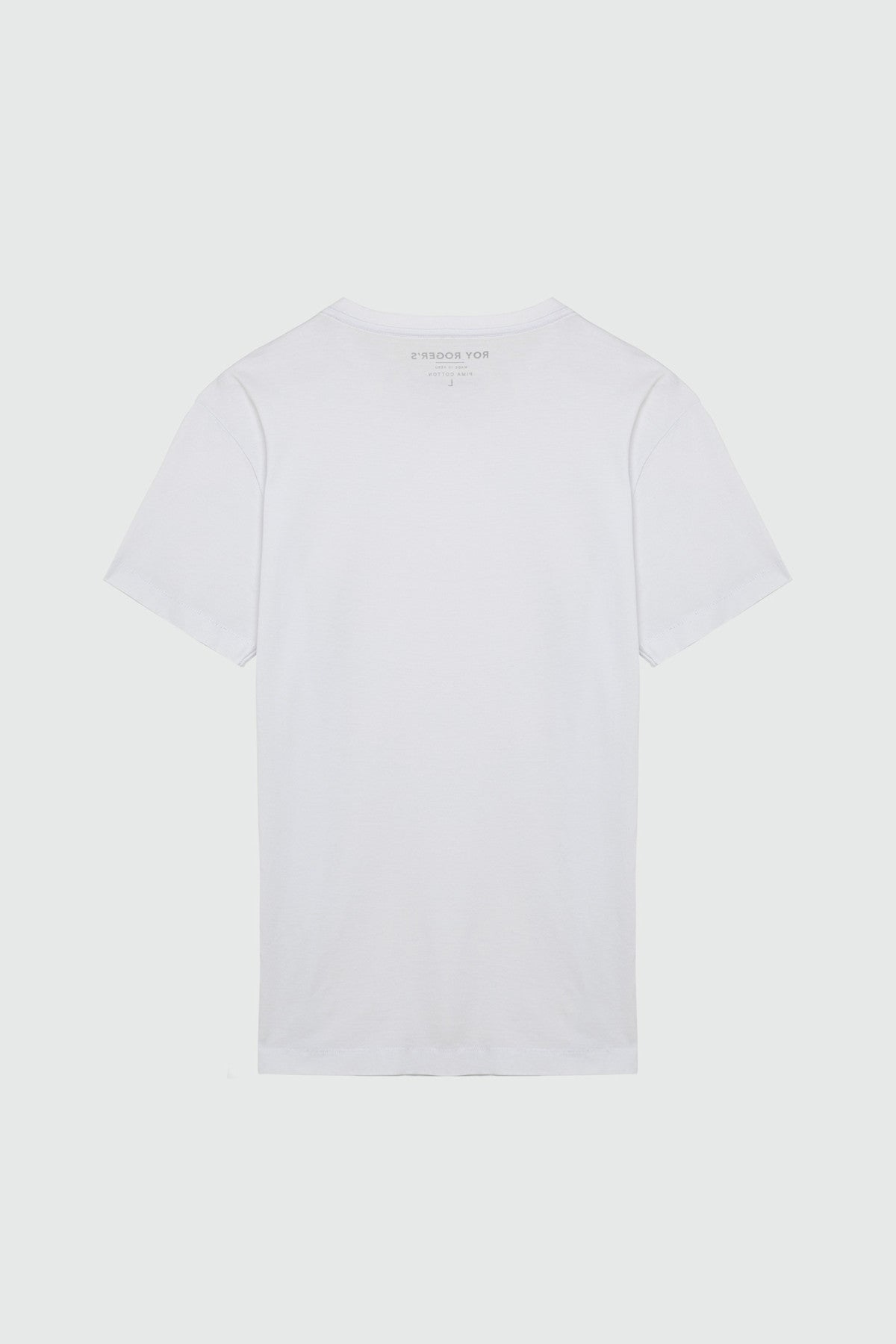 ROY ROGER&#39;S T-SHIRT PIMA IN JERSEY WHITE - Marcello Fontana Shop