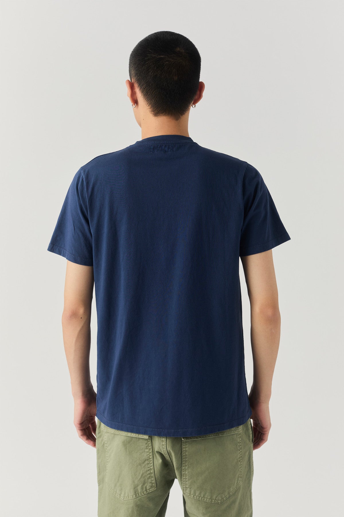 ROY ROGER'S T-SHIRT POCKET IN JERSEY BLUE NAVY - Marcello Fontana Shop