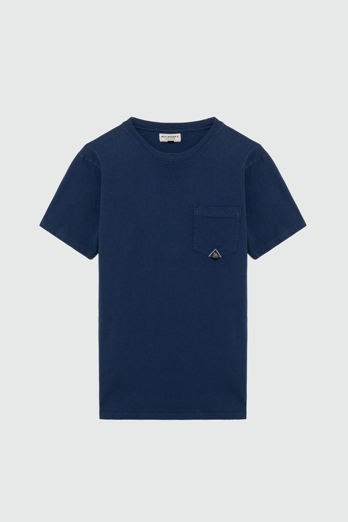 ROY ROGER'S T-SHIRT POCKET IN JERSEY BLUE NAVY - Marcello Fontana Shop