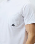 SS26 T-SHIRT POCKET IN JERSEY WHITE - ROY ROGER'S - Marcello Fontana Shop