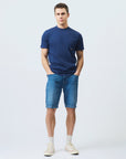 SS26 T-SHIRT POCKET IN JERSEY BLUE - ROY ROGER'S - Marcello Fontana Shop