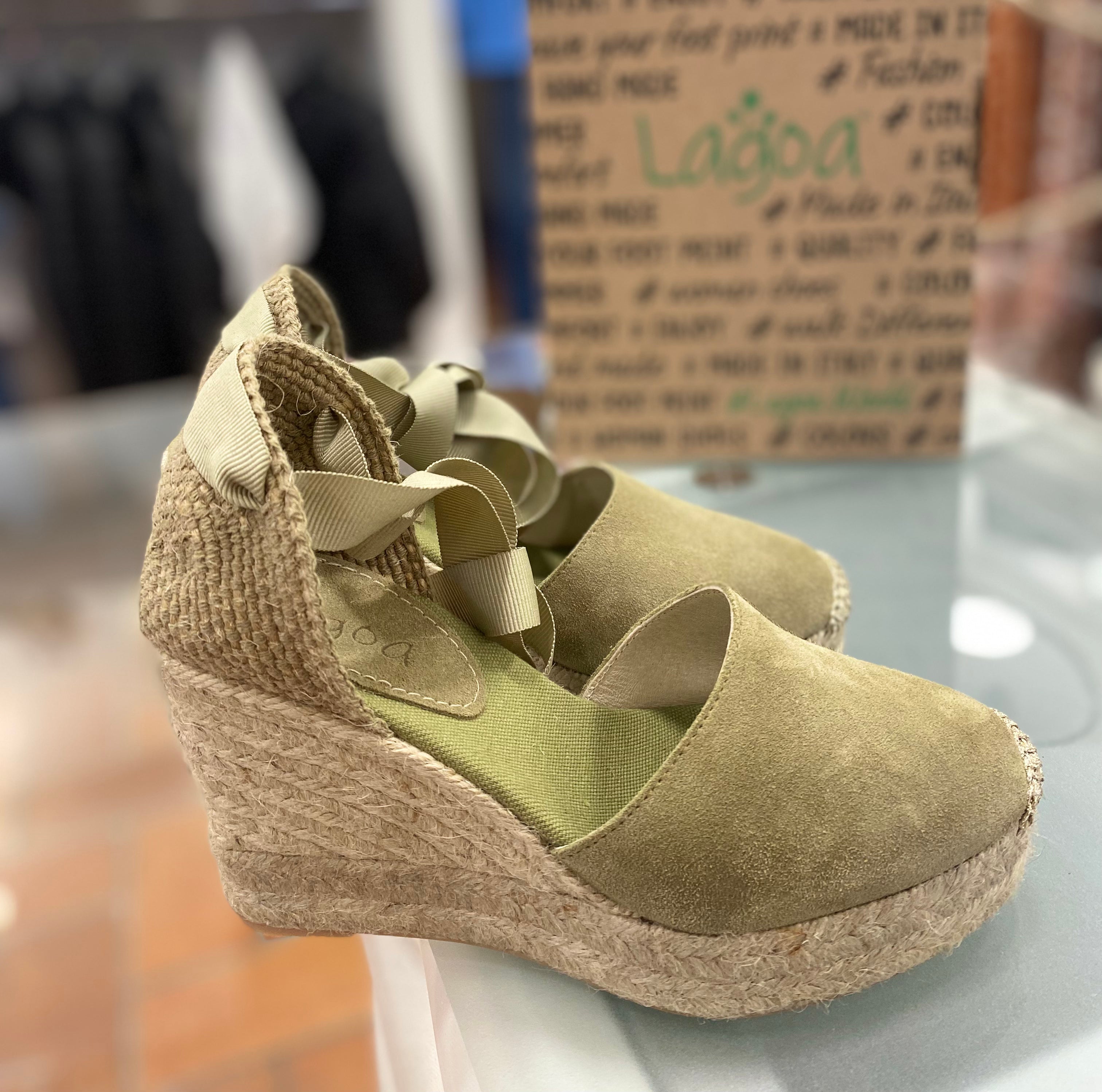 LAGOA MELILLA SUEDE KAKI - Marcello Fontana Shop