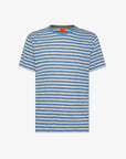 SUN68 T-SHIRT STRIPES AVIO/BIANCO - Marcello Fontana Shop