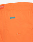 SUN68 SWIM PANT SOLID BIG LOGO ARANCIO FLUO - Marcello Fontana Shop